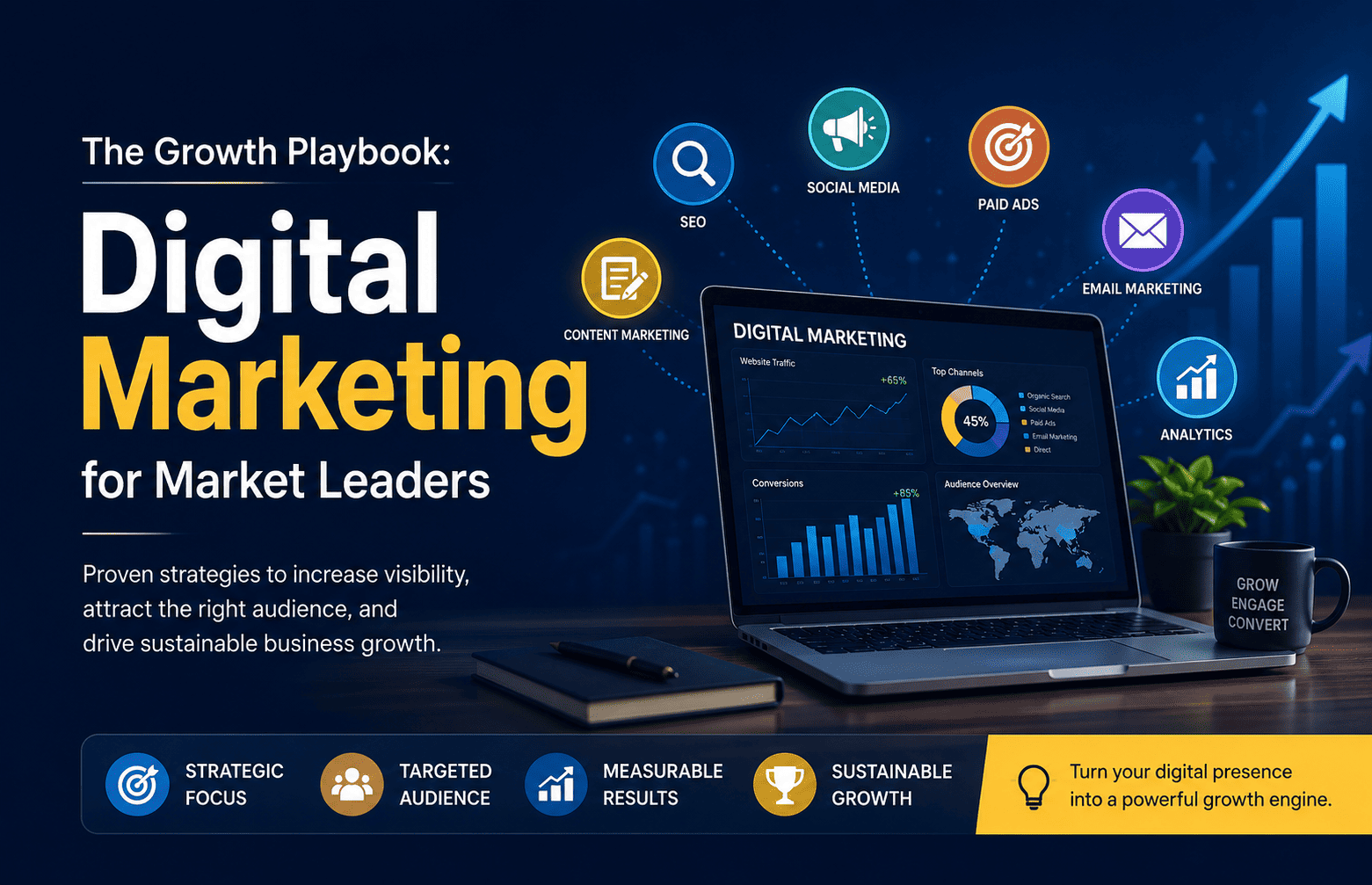 Growth Playbook: Digital Marketing for Market Leader
